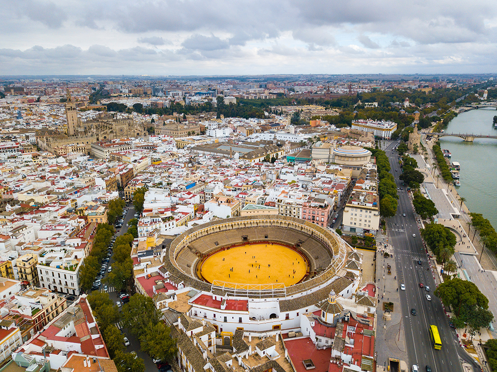 Veduta aerea di Siviglia