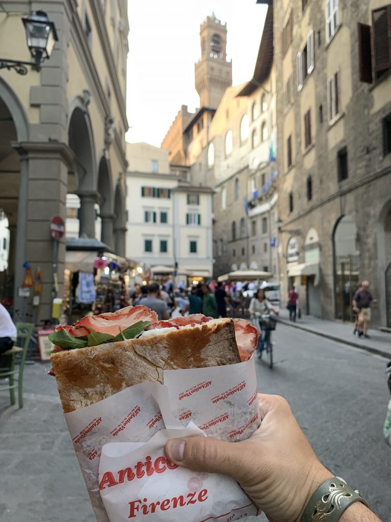 schiacciata toscana via dei Neri Firenze centro