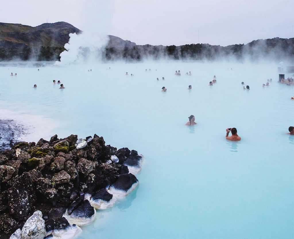 Blue Lagoon nel tour invernale in Islanda