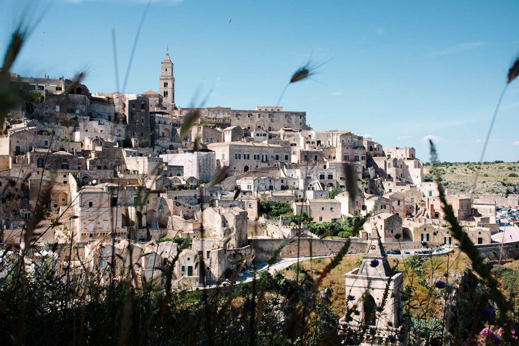 Tappe storiche di Matera nell'antica civita