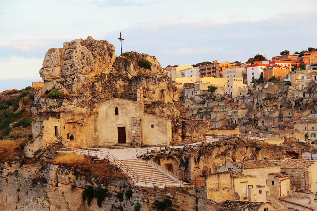 Chiesa rupestre per tour a passeggio di Matera