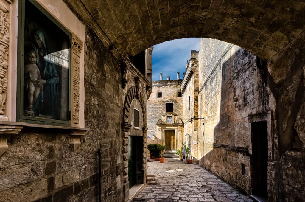 Tappe storiche di Matera nel centro